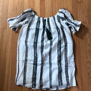 Boho off the shoulder dress